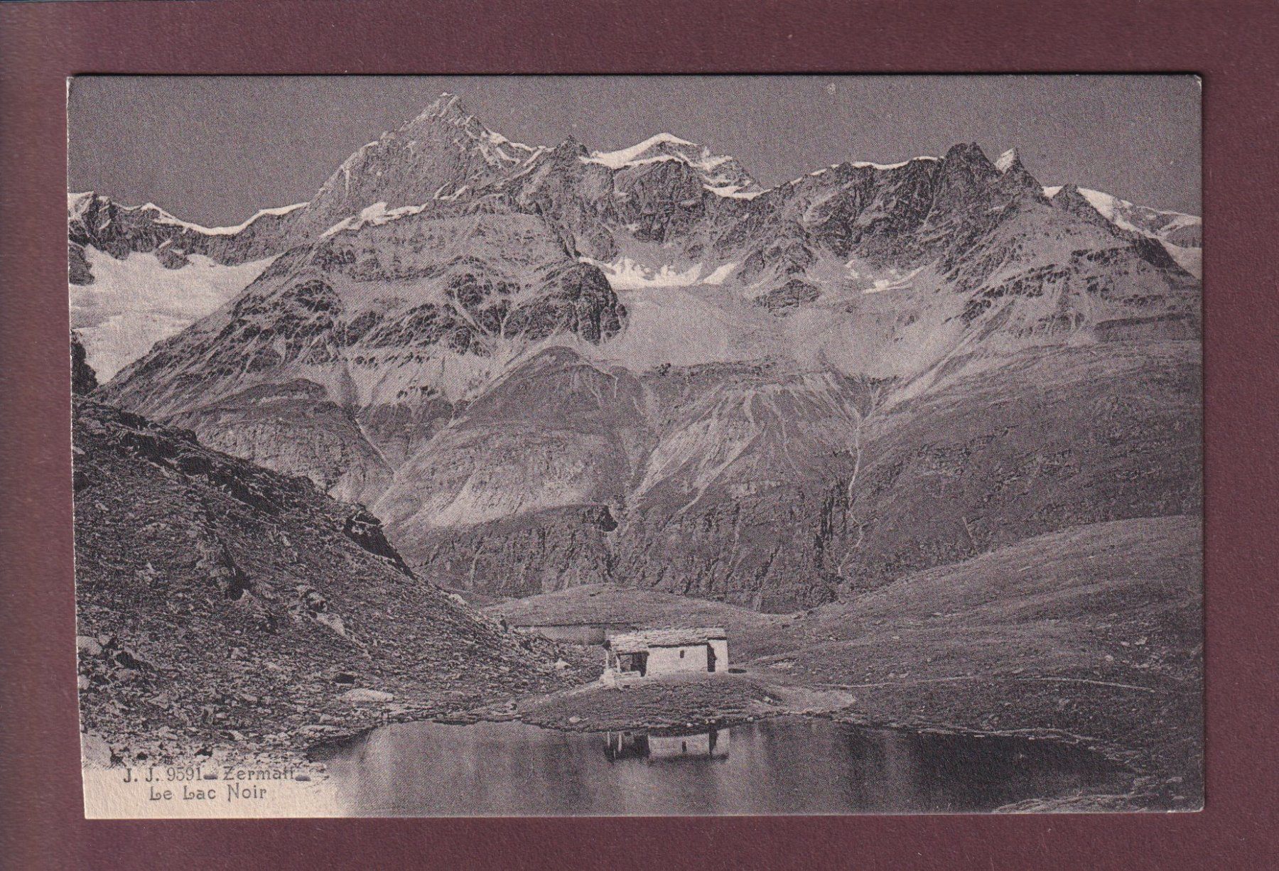 Cartoline postali: Zermatt - LAC NOIR – Usato da Pully venduto da nicecards