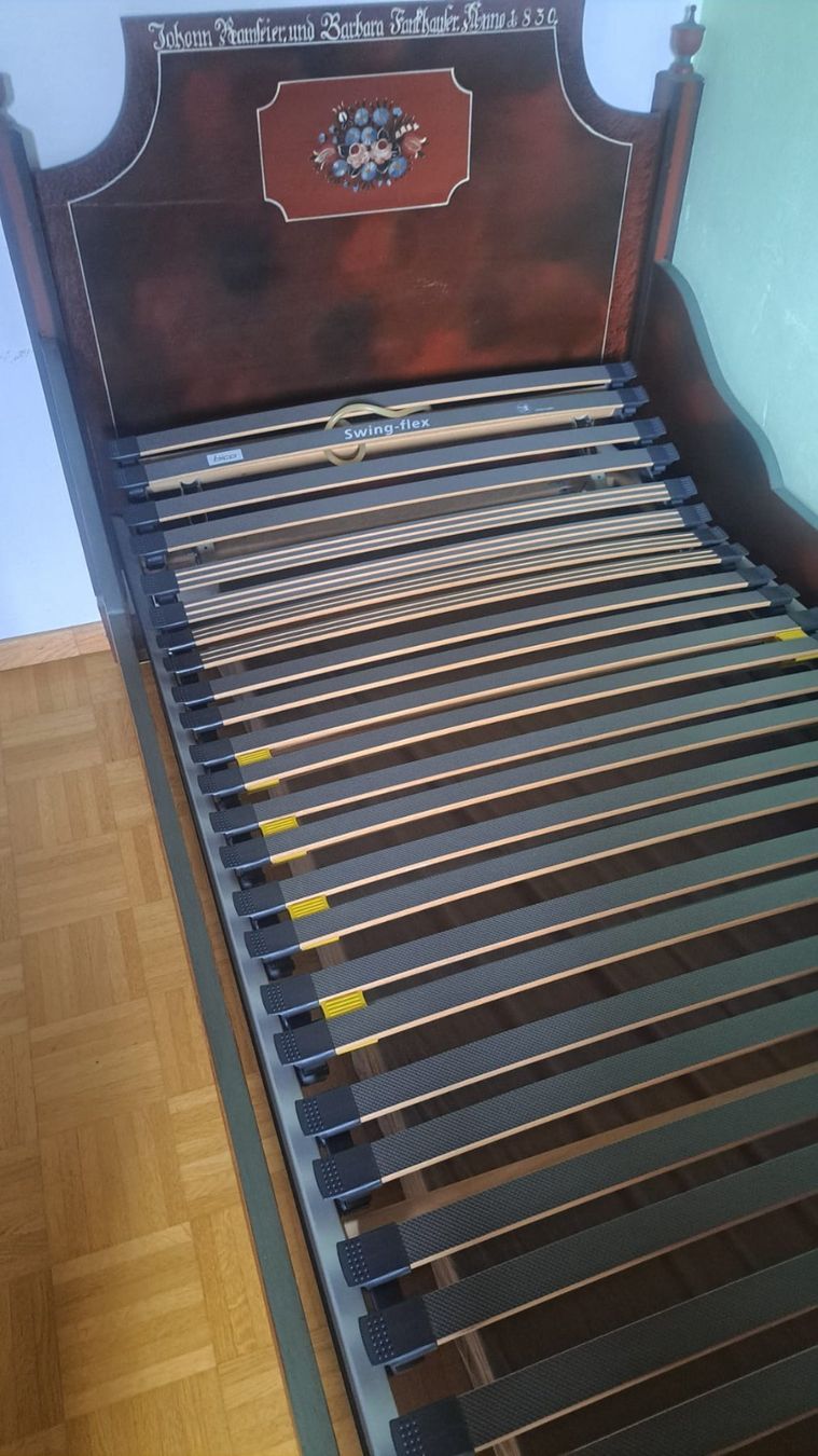 Letti: Bauernbett restauriert 90x190cm – Usato da Hägendorf venduto da mar_2sw2 5