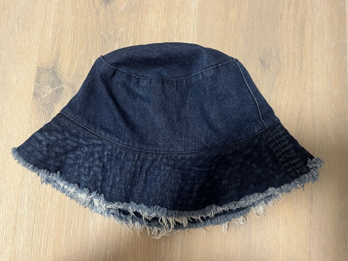 Copricapi, berretti & cappellini: Fischerhut denim mit Fransen neu – Nuovo (secondo la descrizione) da Birrwil venduto da vanyboo