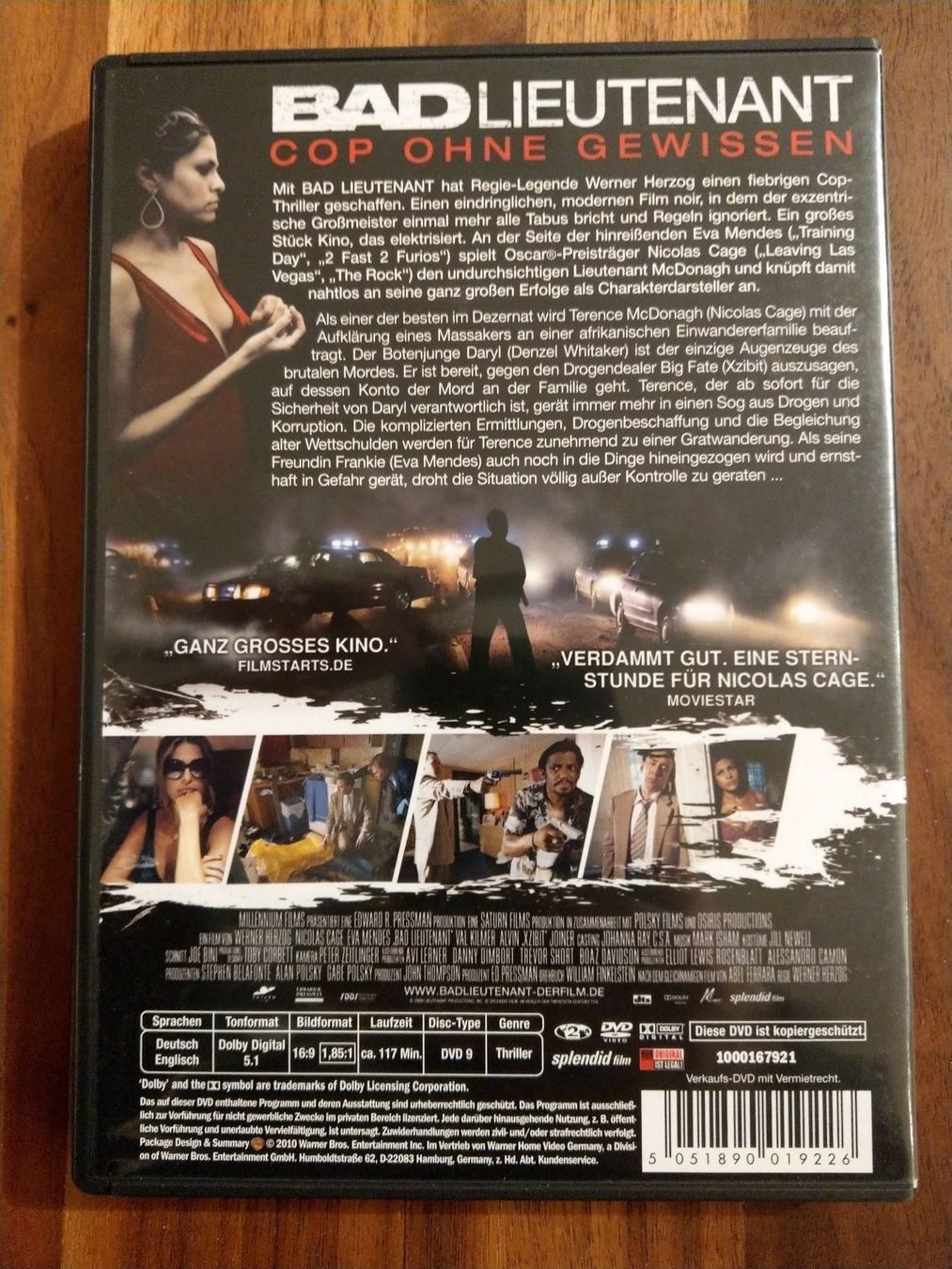 Alle DVDs: DVD - Bad Lieutenant Cop ohne Gewissen – Gebraucht aus Rheinfelden von FilmAuktion 1