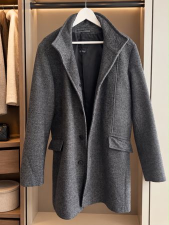 SELECTED HOMME SLH Morrison Wollmantel Gr. L – Anthrazit
