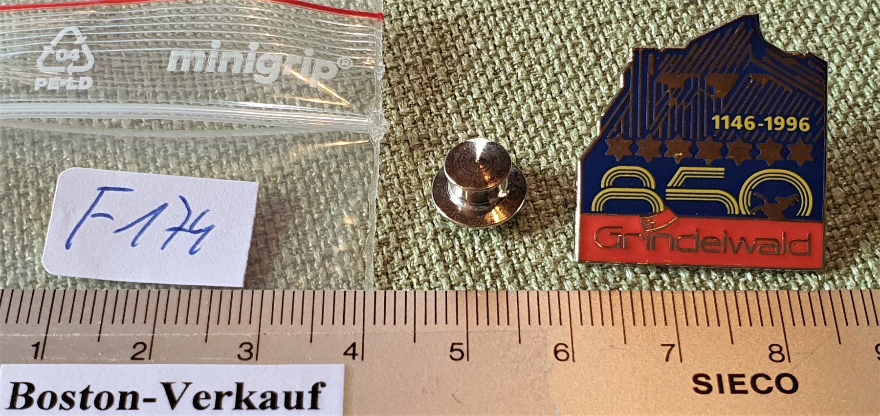 Spille: F174 - Pin 1146-1996 850 J. Grindelwald – Usato da Reinach BL venduto da Boston-Verkauf 2