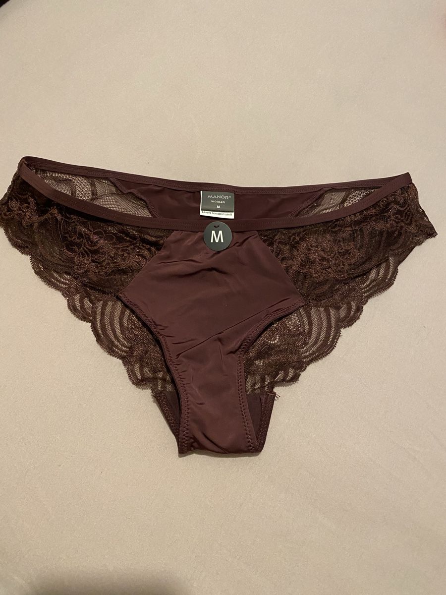 Manor Altra biancheria intima: Neue, ungetragene, dunkle rosa Spitzenslips, Grösse M! – Nuovo e nell'imballaggio originale da Frauenfeld venduto da Sibi75