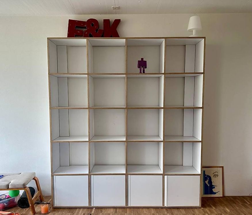 Tylko Regal weiß 1.80x2.02 (BxH) auf 2.41 Höhe erweiterbar (Gebraucht ...