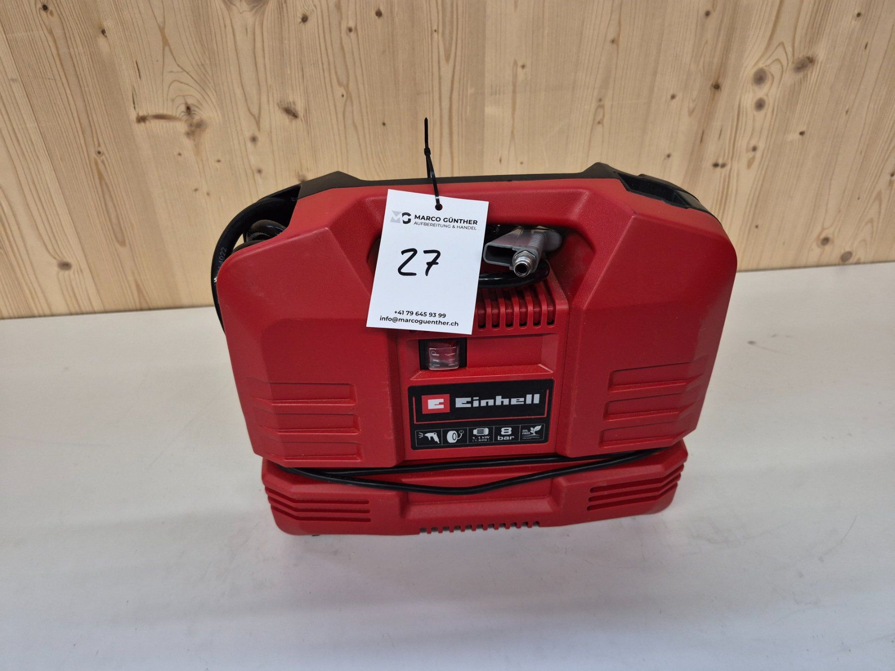 Einhell Kompressoren: 027 Einhell Koffer - Kompressor TC-AC190 – Gebraucht aus Derendingen von Meisterstuecke 5