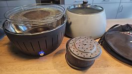 Lotus Grill XL mit Deckel und Tasche
