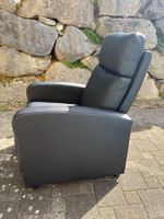 NEUWERT Massage-Sessel schwarz Lederoptik mit Fernbedienung