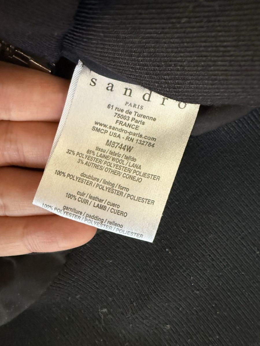 Sandro Vestes: Sandro Paris Men Blue Wool-Blend Puffer Jacket – D'occasion à Horgen par IRG_88 4