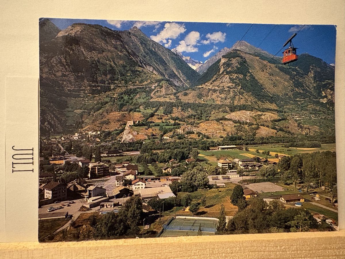 Cartoline postali: AK von Raron & Turig Bietschhorn – Usato da Rümlang venduto da Kartenpost1