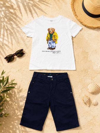 POLO/BOSS Marken Sommer-Set 7/8-jährige Top Zustand