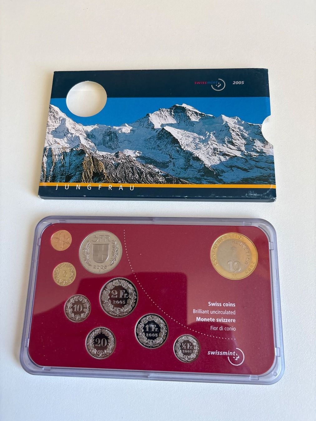 Tutti le monete: Münzsatz Stempelglanz 2005  33 – Usato da Luzern venduto da Atar58
