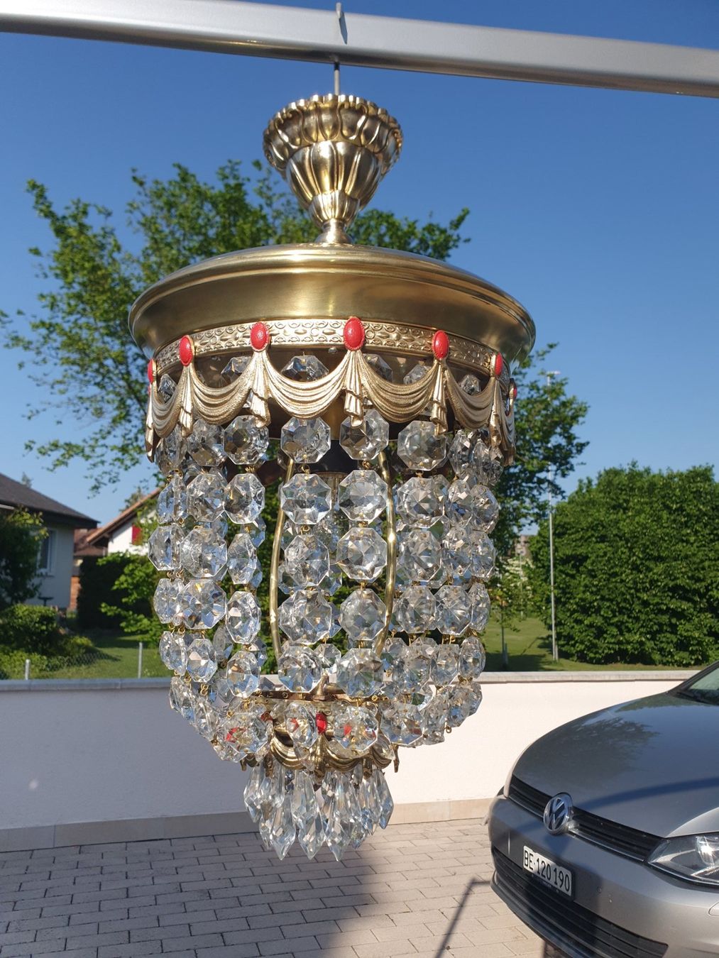 Lampade: Sehr schöne alte Jugendstillampe – Usato da Utzenstorf venduto da Filetto 4