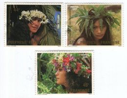 Briefmarken "Frauen". Französisch-Polynesien.