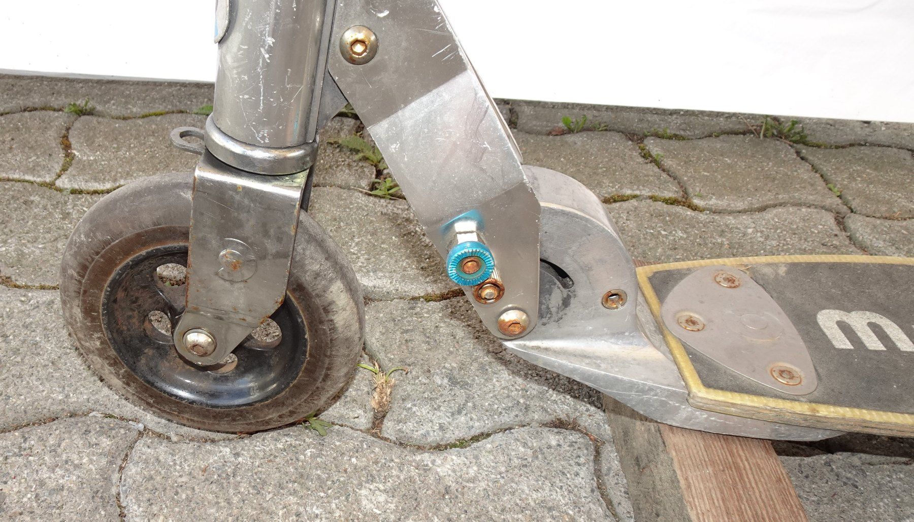 Kickboard: Micro Scooter Kinder Tretroller silber/schwarz gebraucht – Usato da DIEPOLDSAU venduto da BRUNI1346 3