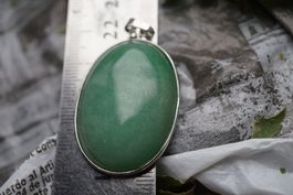 Aventurin Grün  oval Anhänger   Ab 1.-