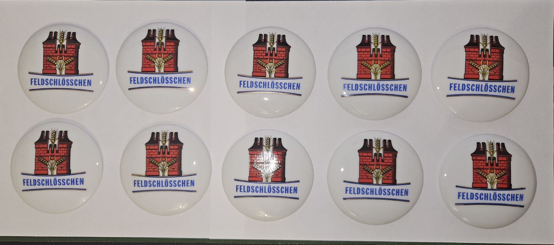 Feldschlösschen Schilder: Keramik Emblem Feldschlösschen NEU!! – Neu (gemäss Beschreibung) aus Augst BL von full_p8ck 1