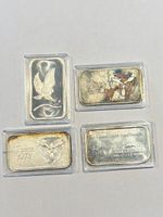 (2988) 4x1Unze Indiana Barren, Relief