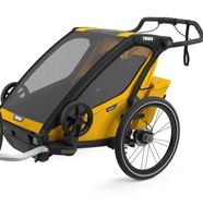 Remorque Thule Chariot Sport 2 Jaune - État Impeccable!