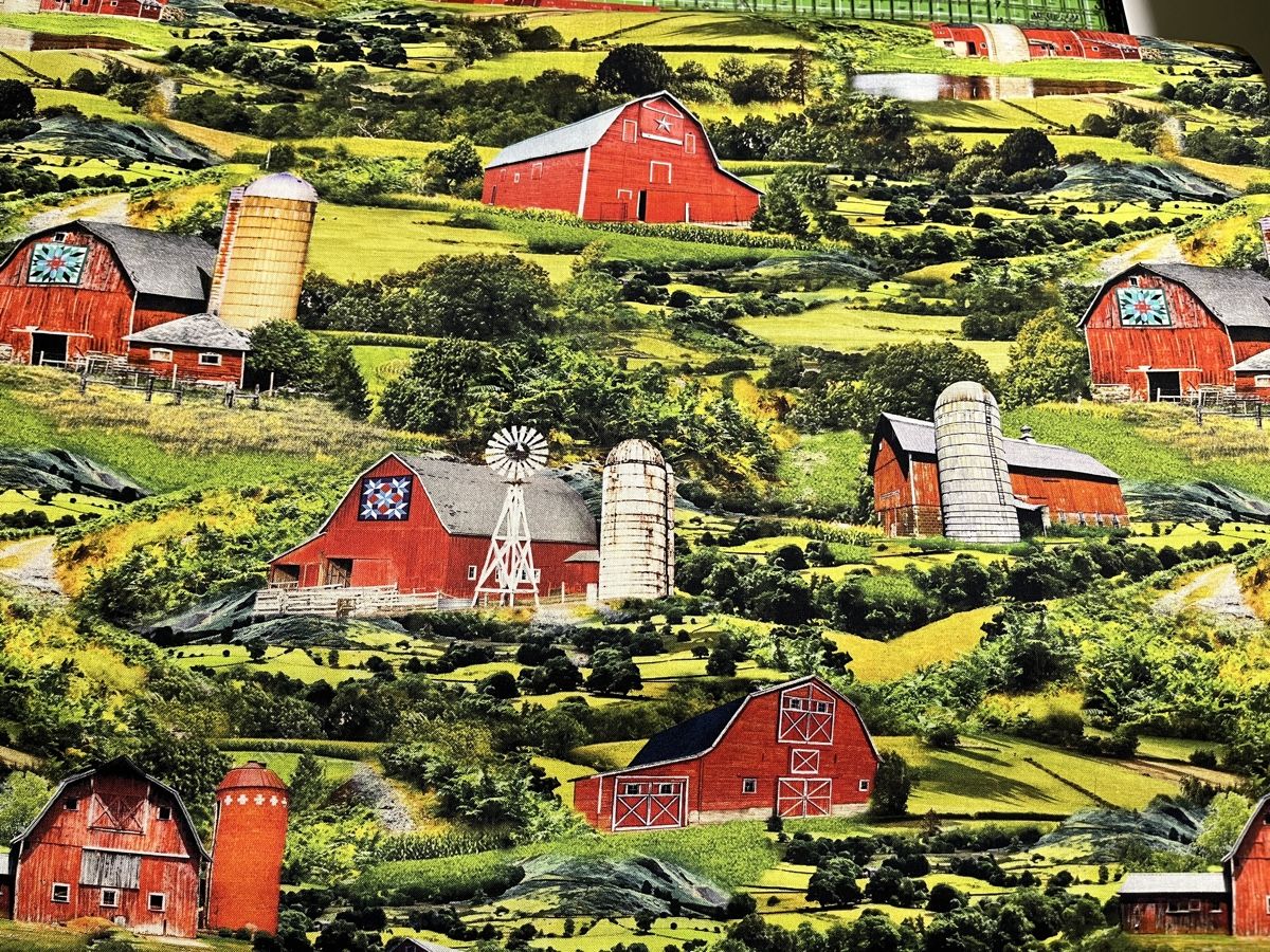 Tessuti: Patchworkstoffe 5er Set Landwirtschaft – Nuovo (secondo la descrizione) da Seuzach venduto da KreativmitStoff 4