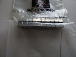Supermagnete W-05-N Würfelmagnet 5 mm  20 Stk