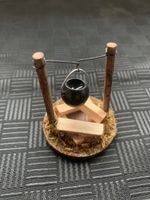 Miniatur Lagerfeuer Deko Garten f. Puppenhaus
