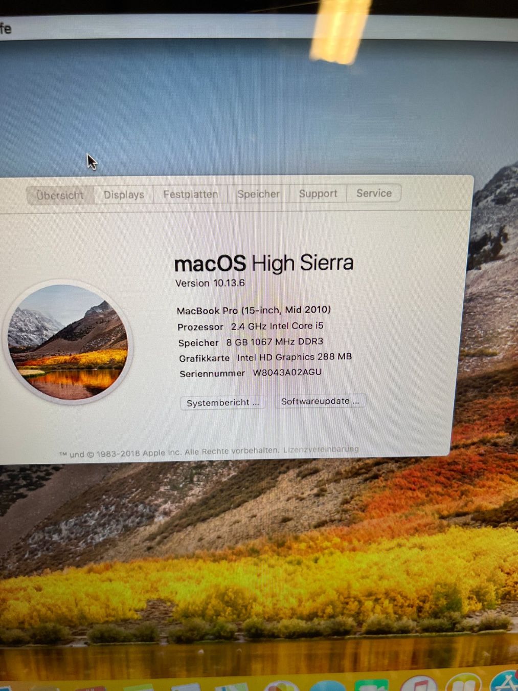 Apple Portables: MacBook Pro 15" 2010 i5 8GB & 250 HDD #12 – D'occasion à Dietikon par speedkauf 4