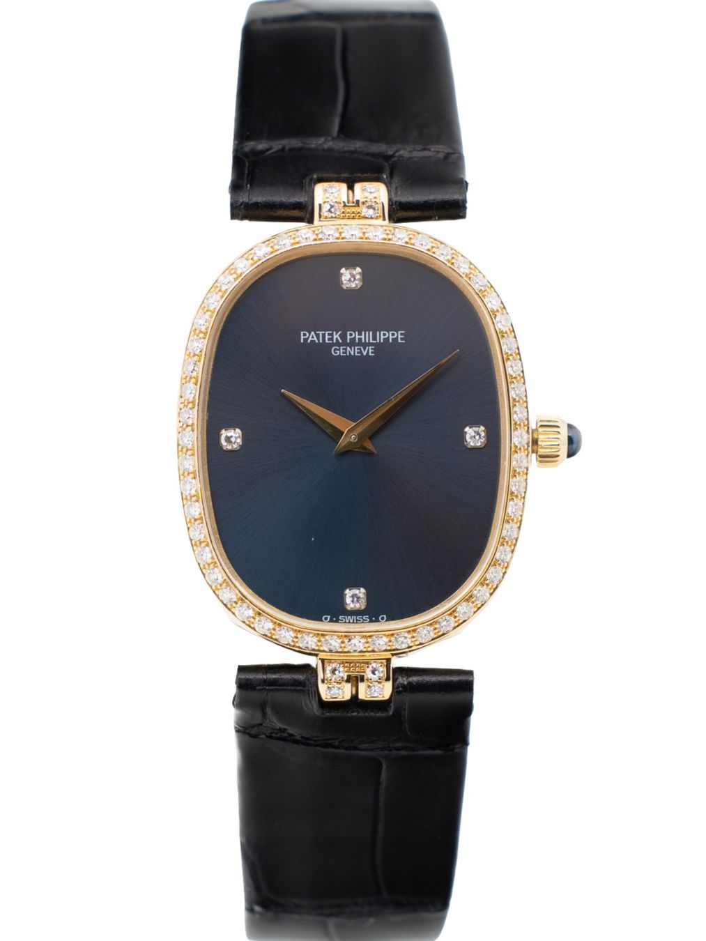 Patek Philippe Orologi: Patek Philippe Ellipse 4882 Diamonds set Full set – Nuovo e nell'imballaggio originale da Genève venduto da aspaklariacollection