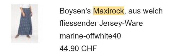 Röcke: Maxirock marine-offwhite Grösse 38-40 – Neu (gemäss Beschreibung) aus Rütihof von Biene16 2