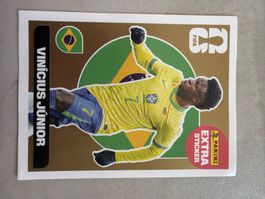 Panini extra sticker Vinicius Junior Gold