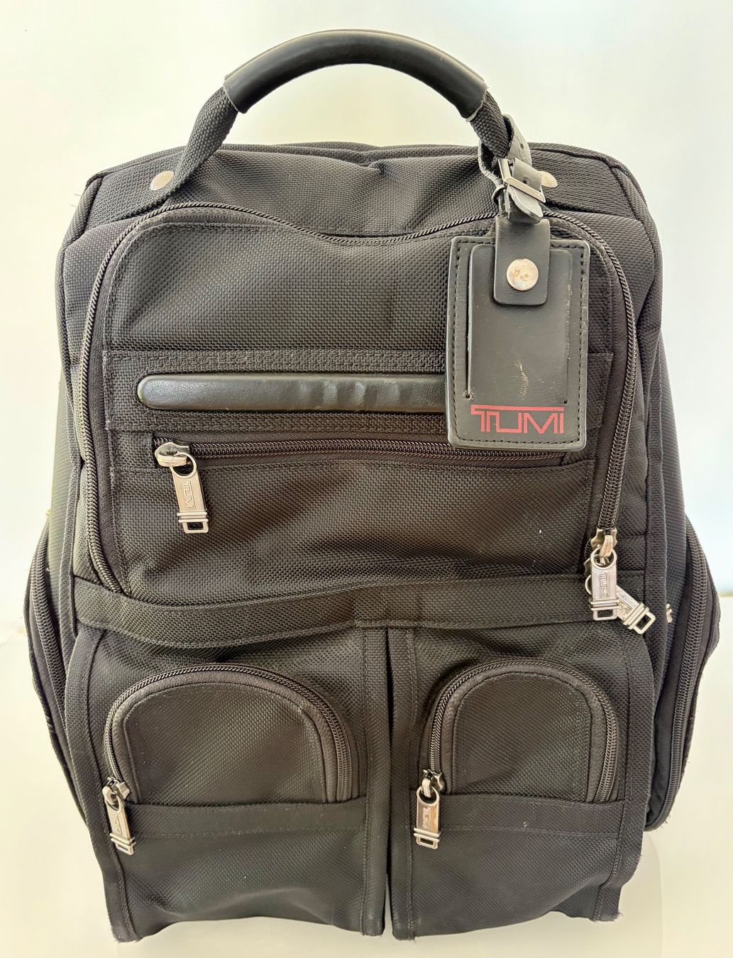 Tumi Zaini: TUMI Ballistic Nylon Backpack Black Color – Usato da Cham venduto da all_rd7b