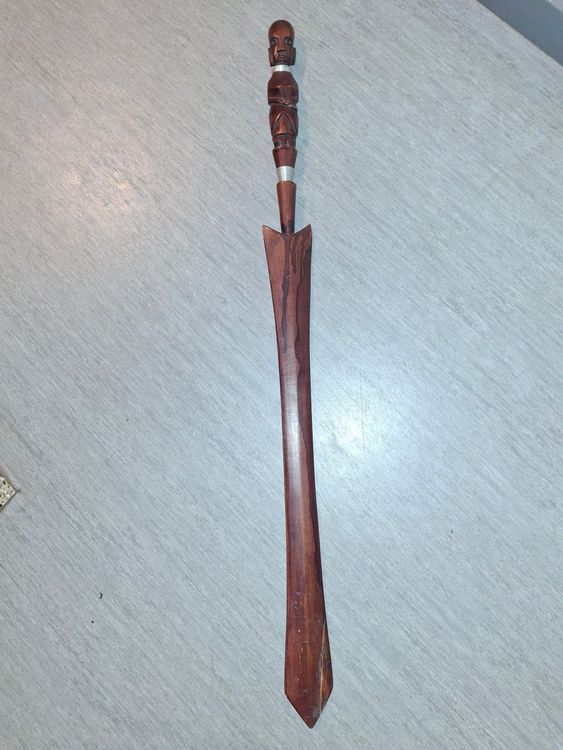 FINGERINSPIRE Schwert Wandhalterung - Mittelalterliche Schildform Aus Holz 254x160mm