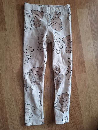 Hose Gr. 116 mit Bären & Hasen 