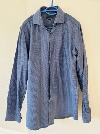Yves Gerard Hemd, Businesshemd, hellblau, Gr. 42, slim fit