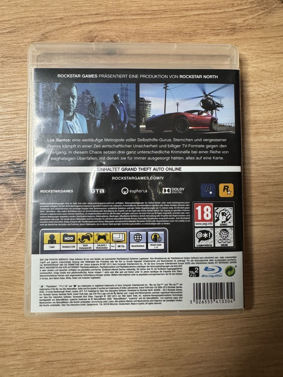 Sony Giochi: Grand Theft Auto V - PS3 - Game – Usato da Biberist venduto da etesummer 1