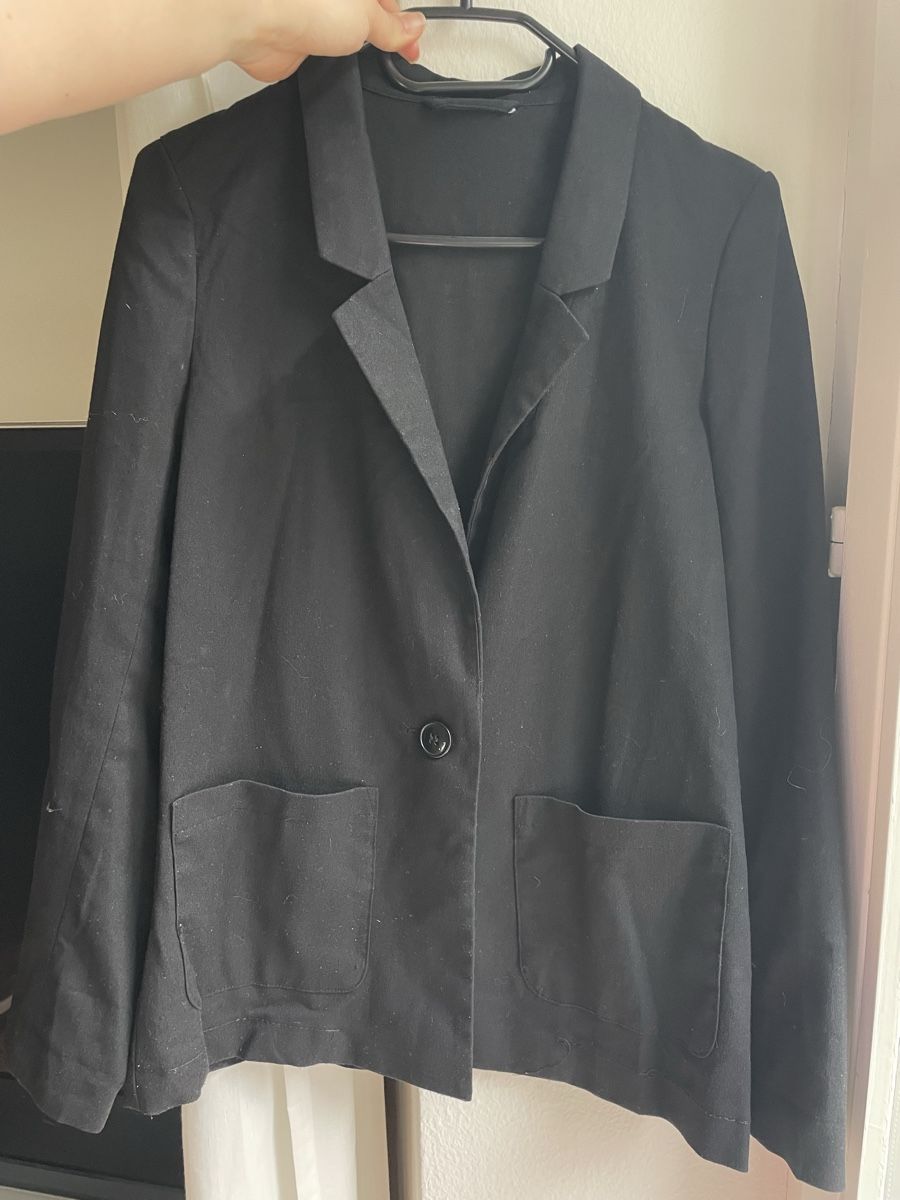 Giacche: Schwarzer Blazer, Grösse S/M – Usato da Zürich venduto da Carlajimena 2