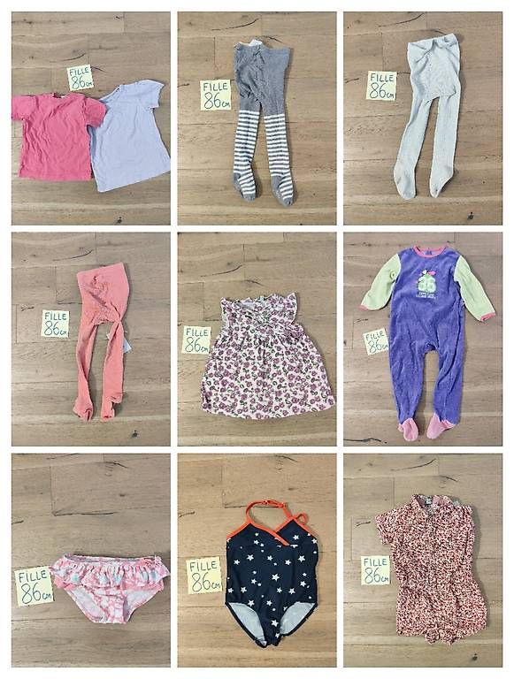 Lotti & Set di vestiti: Habits fille taille 86 cm – Usato da fribourg venduto da pegalex 3