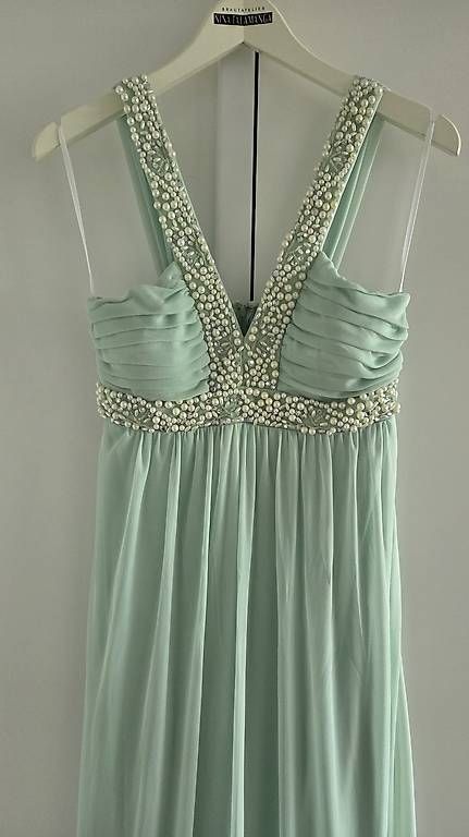Vestiti: Mintgrünes Abend- Abschlusskleid  Gr. 38 – Usato da Wabern venduto da gio_wg2y