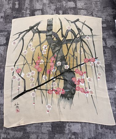 Original Furoshiki Japanese Traditional Silk Fabric Wrap