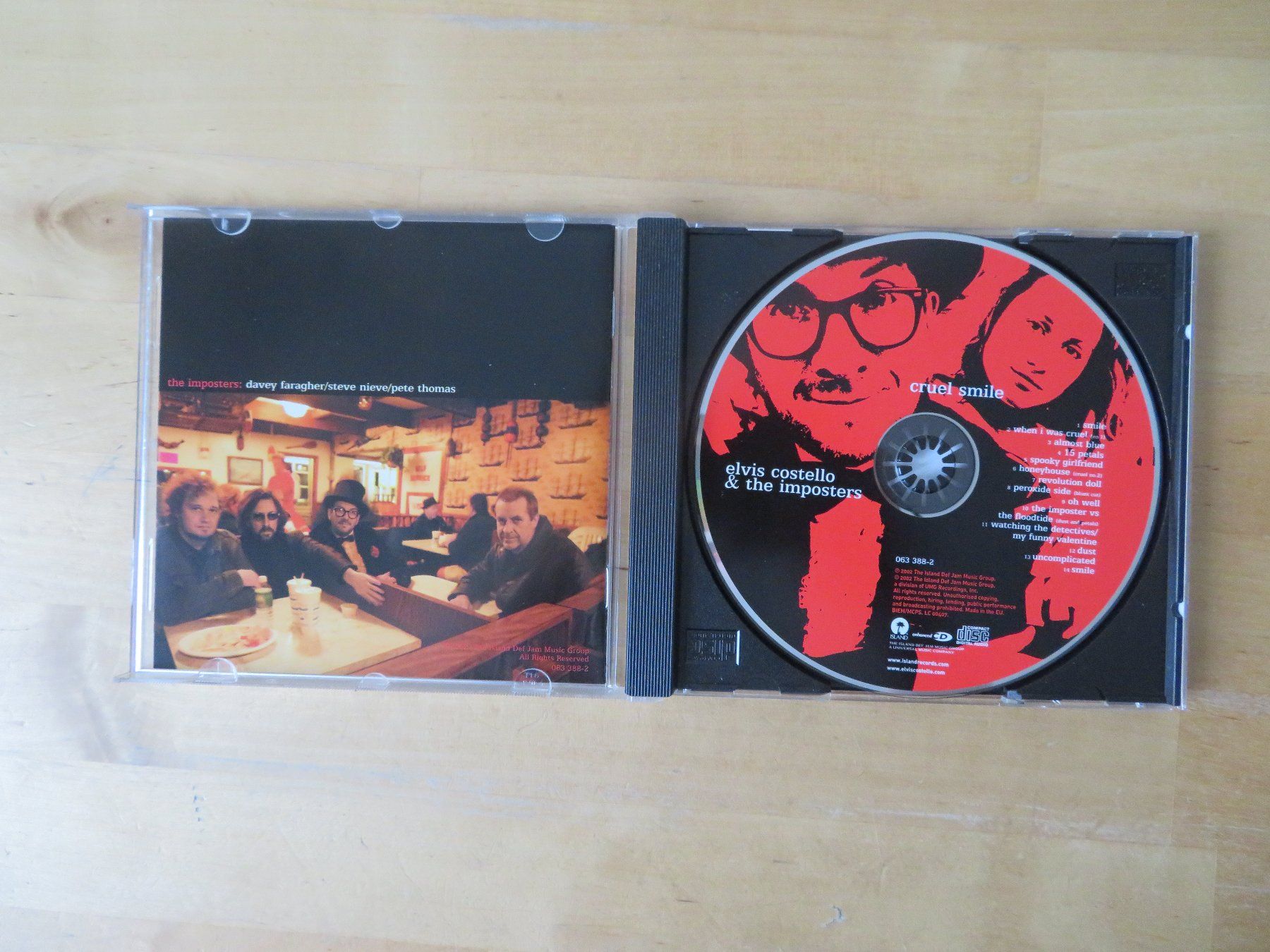 CDs: ELVIS COSTELLO "Cruel Smile" – D'occasion à zürich par Goldimmund 1