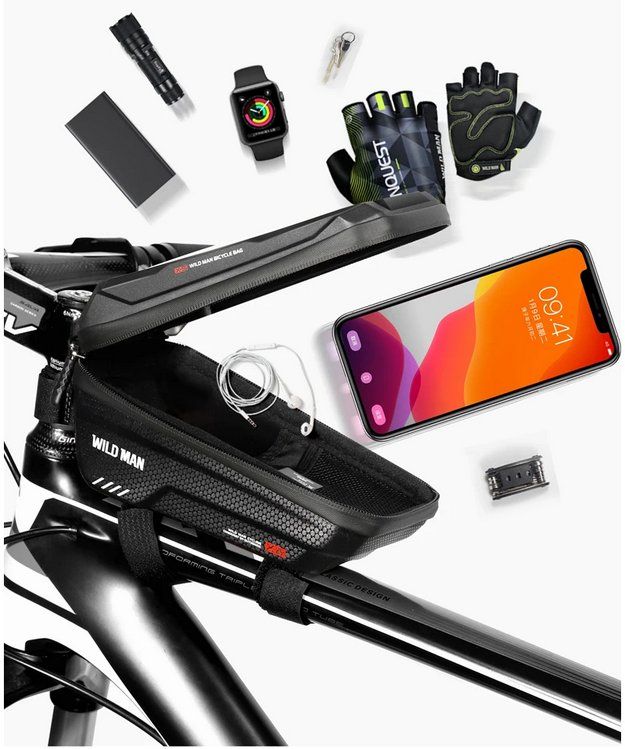 Taschen: Fahrrad Lenkertasche wasserdicht Touchscreen Handytasche – Neu und originalverpackt aus Genève von Anna-38 7