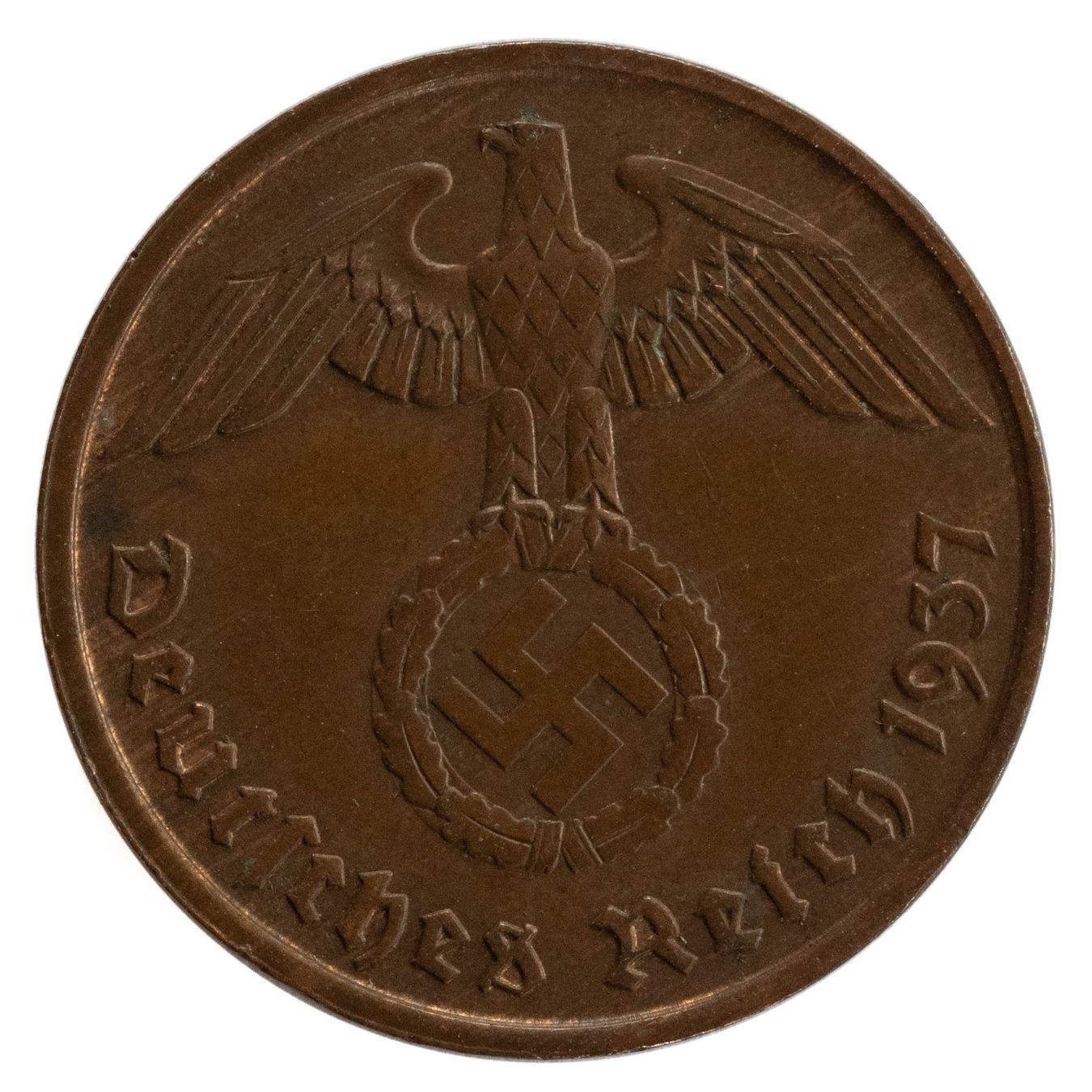 Tutti le monete: Deutschland - 2 Reichspfennig - 1937 - D – Usato da Rotkreuz venduto da num_6343 1