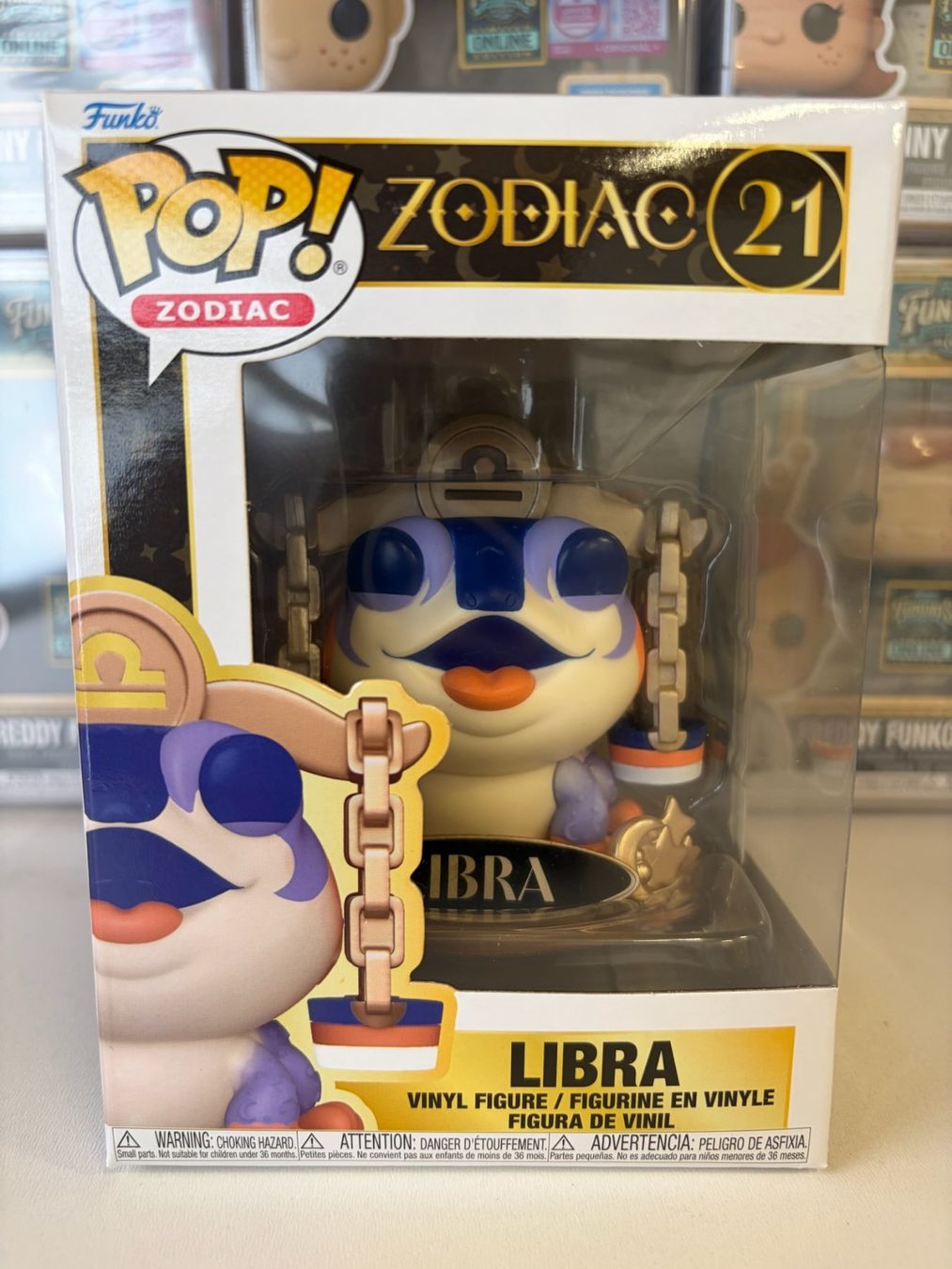Funko Statuette: Funko POP! Zodiac Libra – Nuovo e nell'imballaggio originale da Le Mouret venduto da perfectbijou