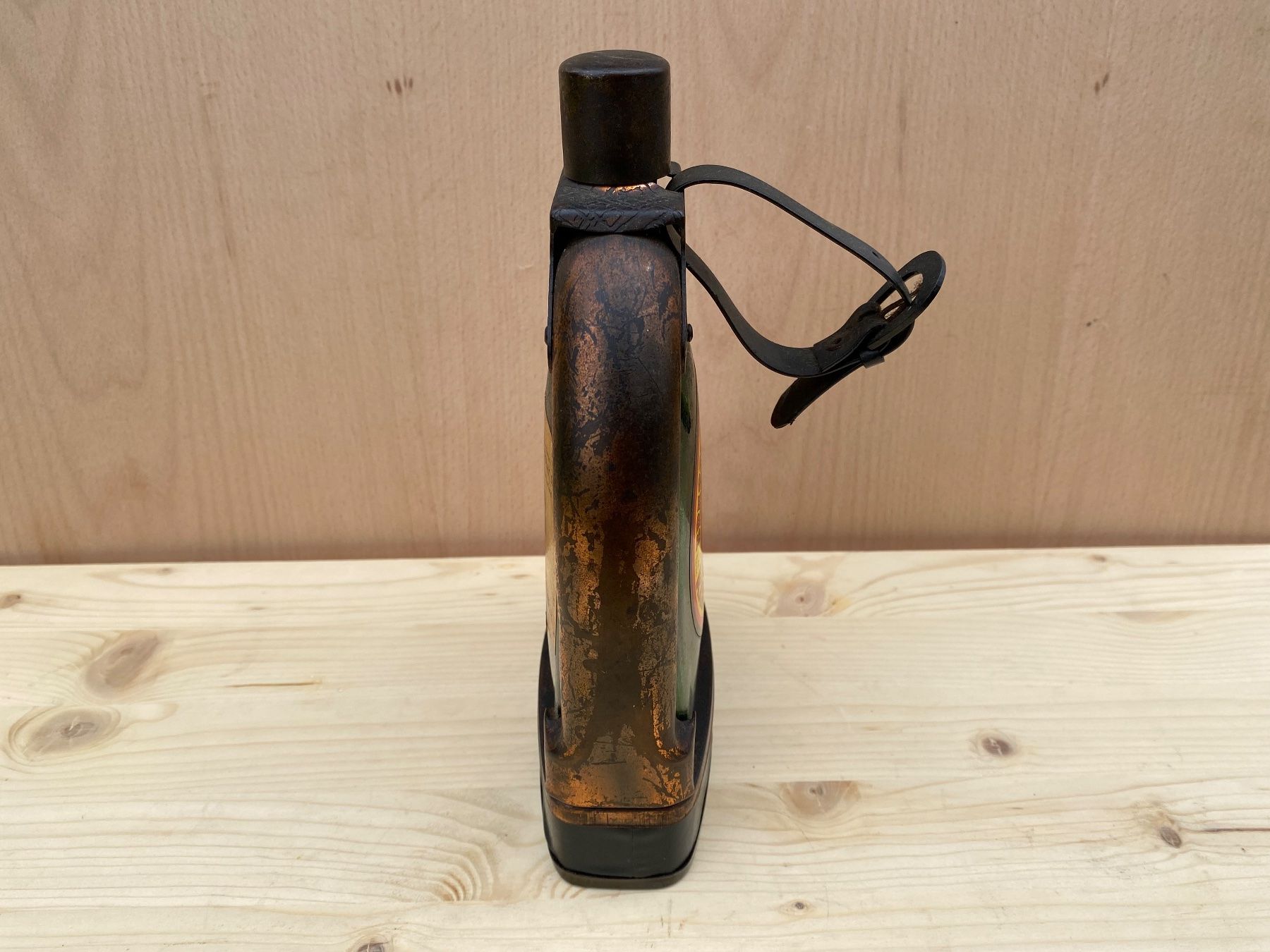 Altro: antiker John Haig & Co. Whisky Flachmann – Usato da Feldbach venduto da Olive1 5