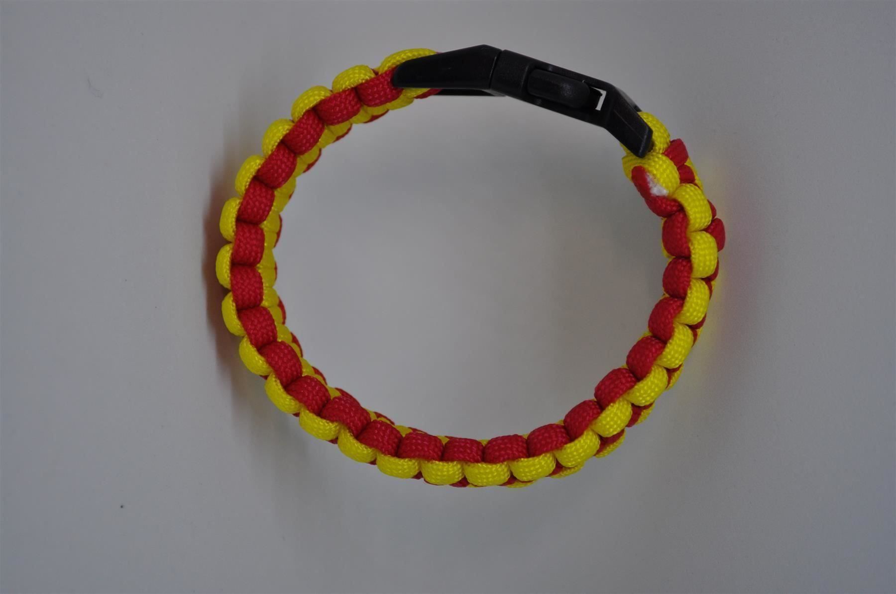 Bracciali & Braccialetti: Paracord Rettungseil rot-gelb – Nuovo e nell'imballaggio originale da Courlevon venduto da HotSaleandPrice 4