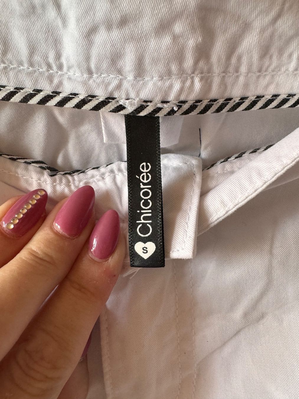 Pantaloni: Kurze weisse Hose Gr. S – Usato da Grosswangen venduto da SALE_SALE_SALE 2