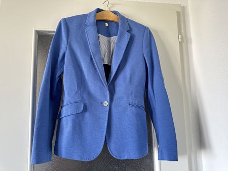 Blazer Massimo Dutti  femme taille 40 bleu marine