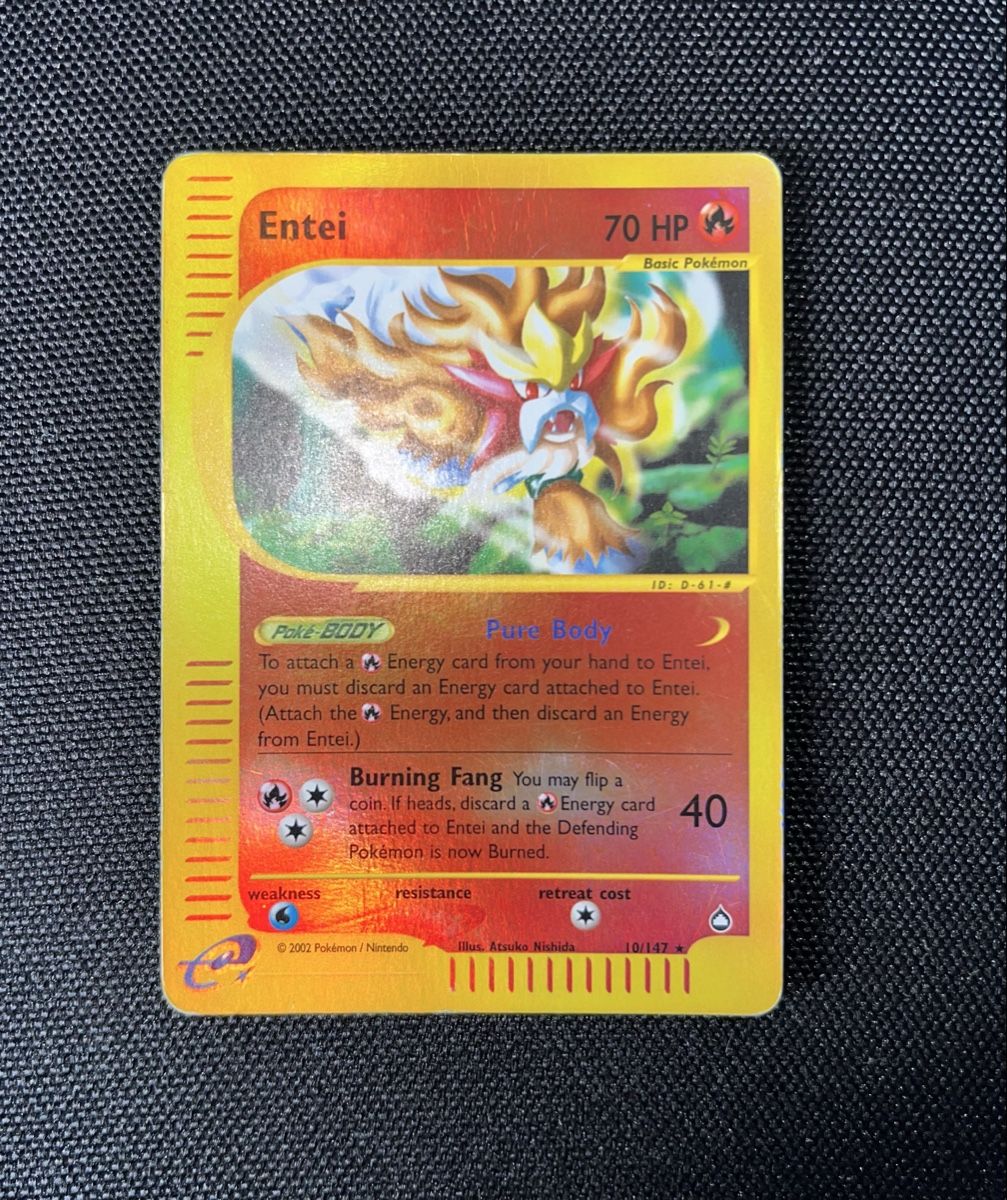 Pokémon Cartes à collectionner: Entei Reverse Aquapolis English – D'occasion à Basel par luc_8ghp