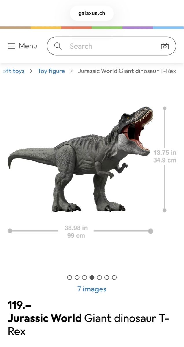 Spielzeuge: Jurassic World Giant dinosaur T-Rex 99 cm – Neu (gemäss Beschreibung) aus Jona von sch_7wfd 4