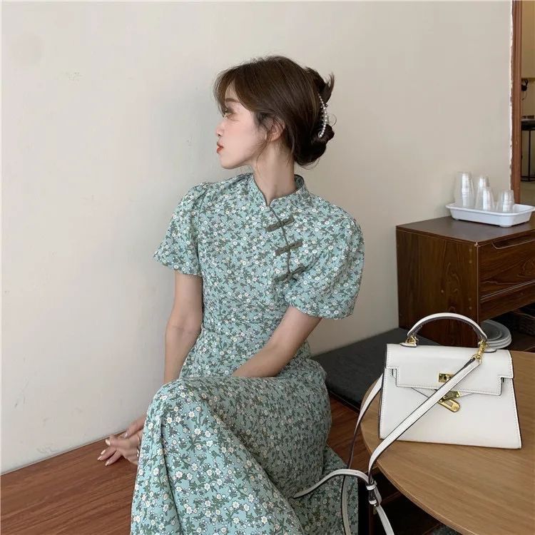 Vestiti: Chinesisches einfaches Cheongsam – Nuovo (secondo la descrizione) da Murten venduto da Alicetea 1