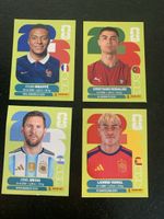 4er Set Panini Ronaldo, Messi, Mbappé, Yamal